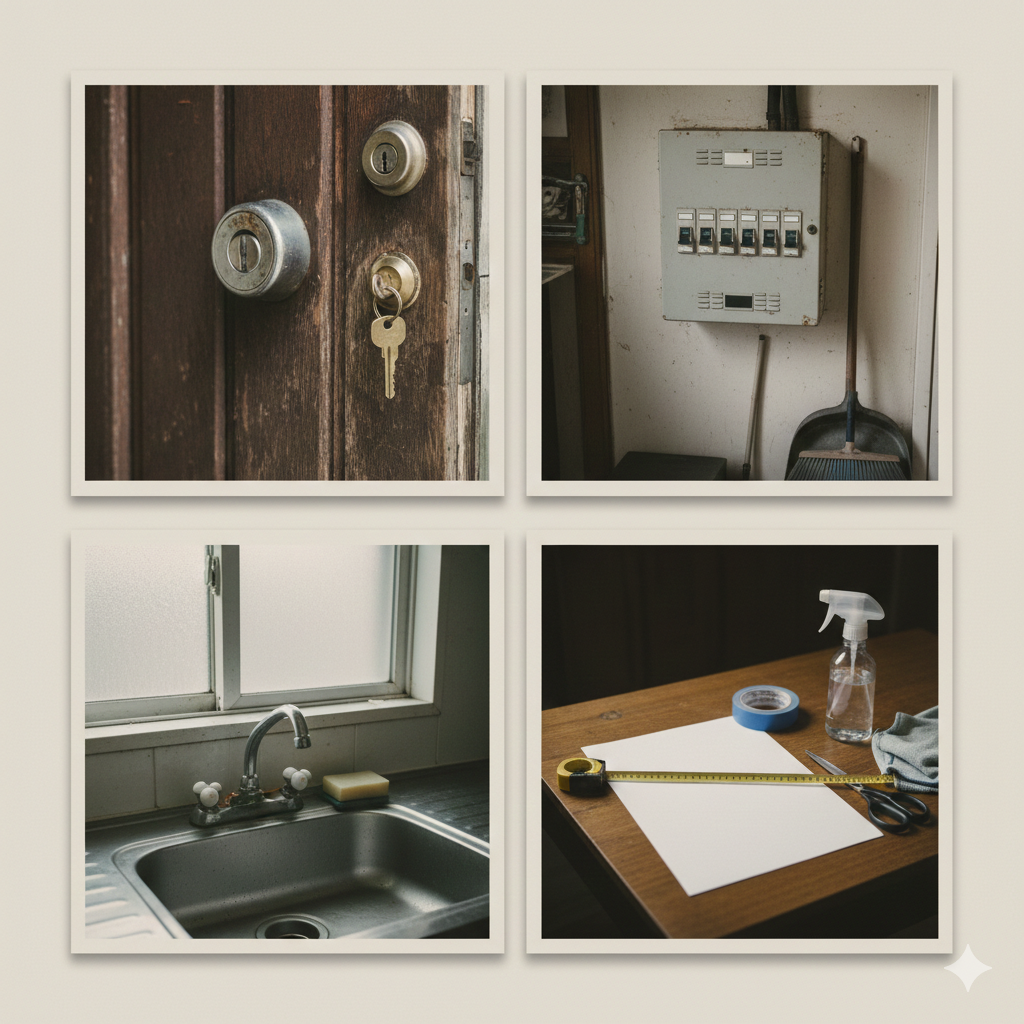 第25回_空き家を貸す前に_決めておく3つ_鍵_募集準備_室内チェック_画像はフィルムコンタクト風