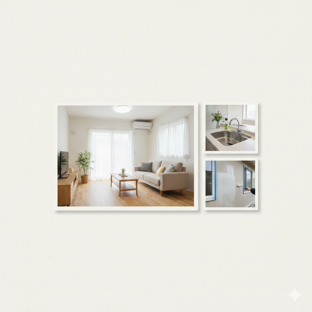 第27回_空き家リフォーム_やりすぎないための3つの基準_内装_水回り_外壁_画像は雑誌の特集ページ風_文字なし