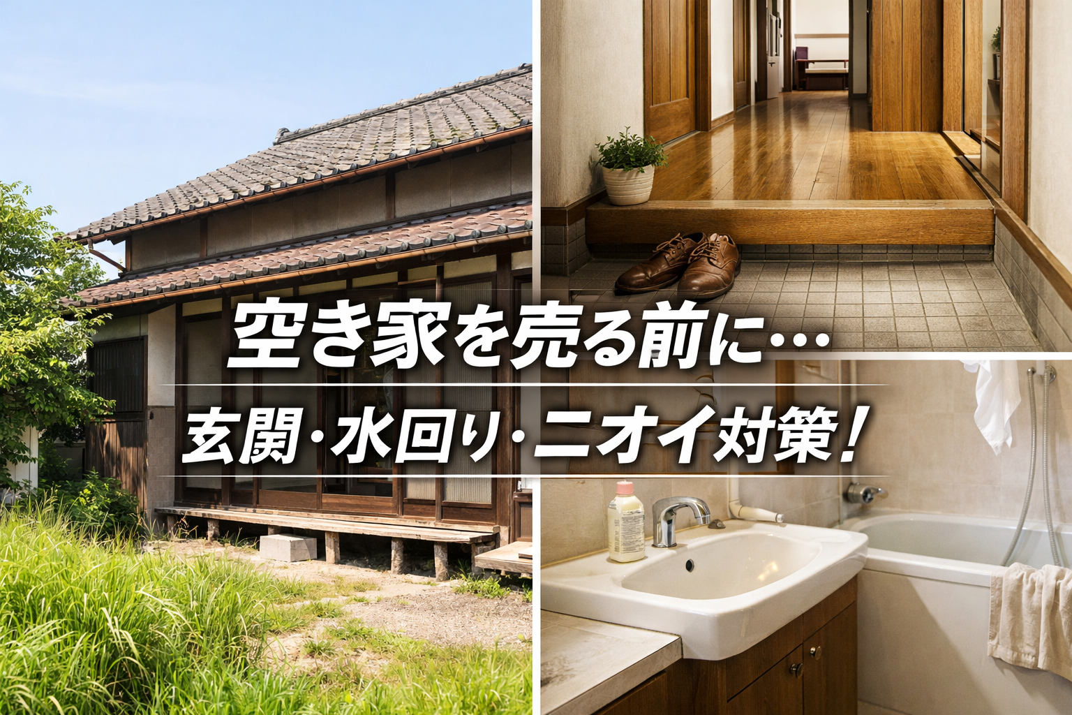 第14回_空き家を売る前に_玄関_水回り_ニオイ対策_写真コラージュ