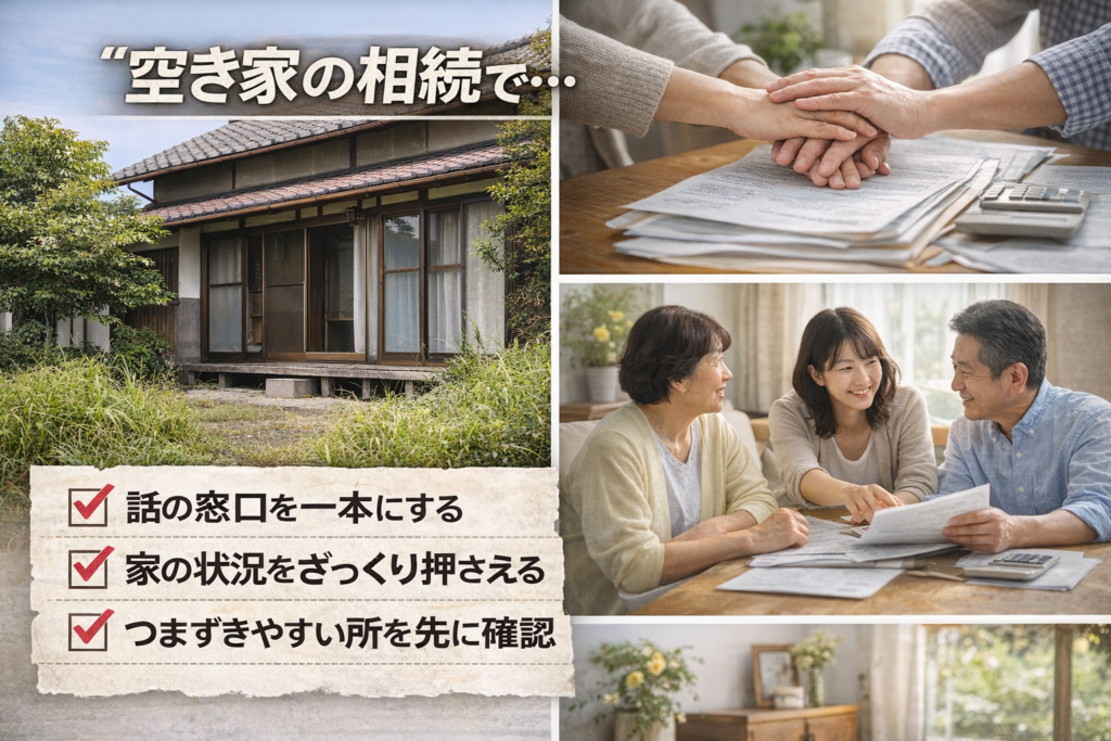 空き家の相続画像
